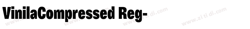 VinilaCompressed Reg字体转换